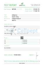 COA heavy metals selank