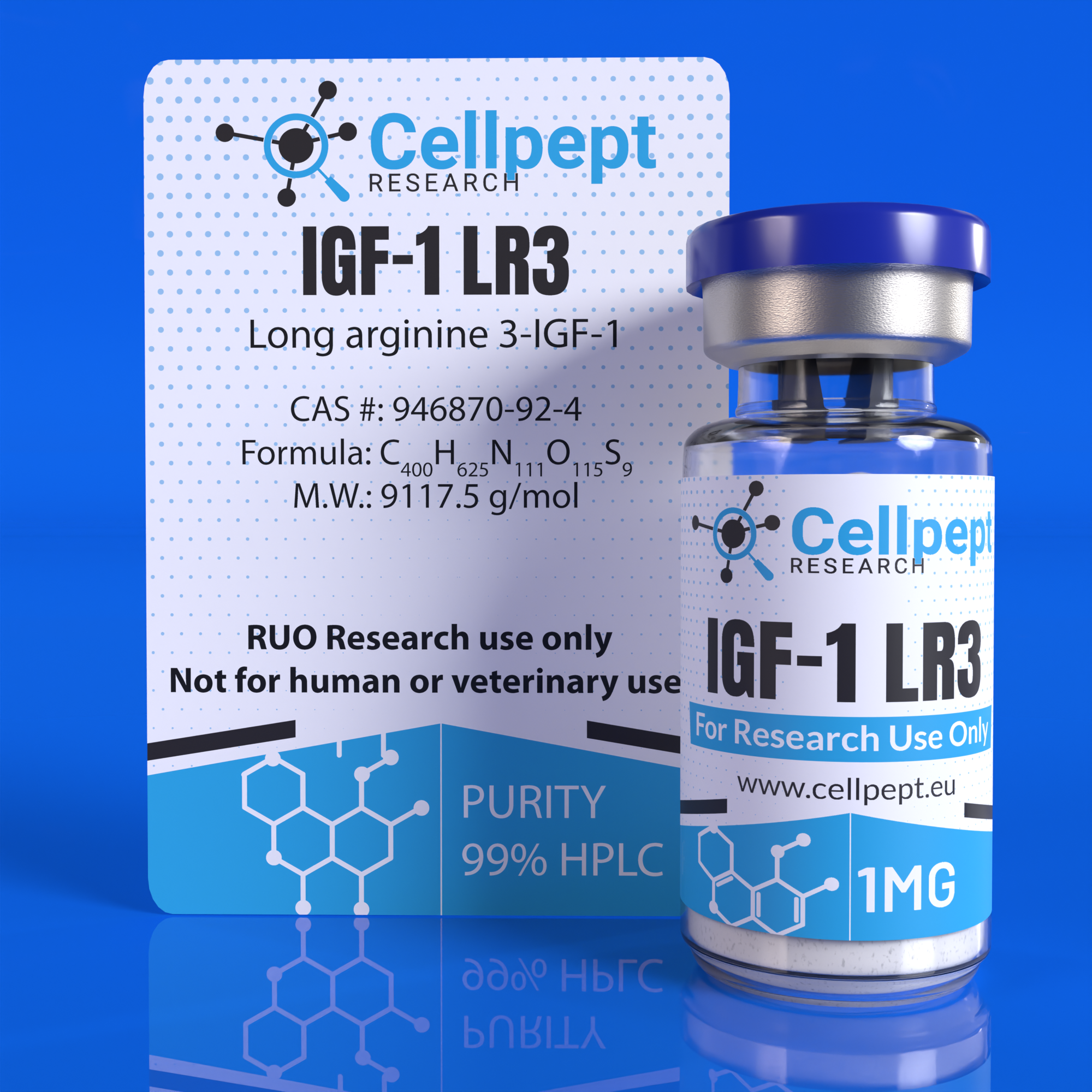 36. IGF-1 LR3 1mg mockup IGF-1 LR3 - 1mg - Image 1