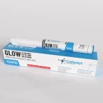 GLOW 70MG pen and box mockup