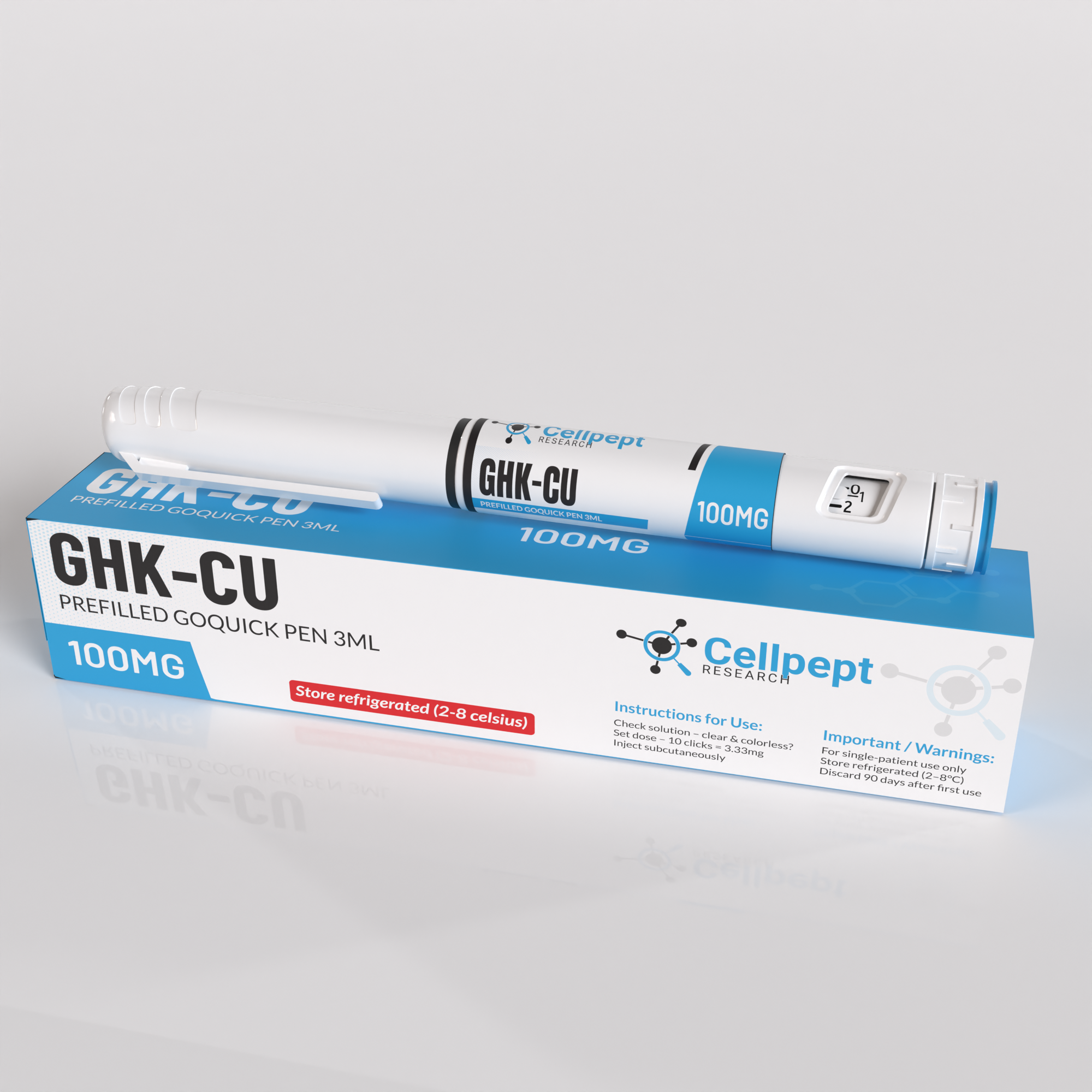GHK-CU 100mg peptide pen