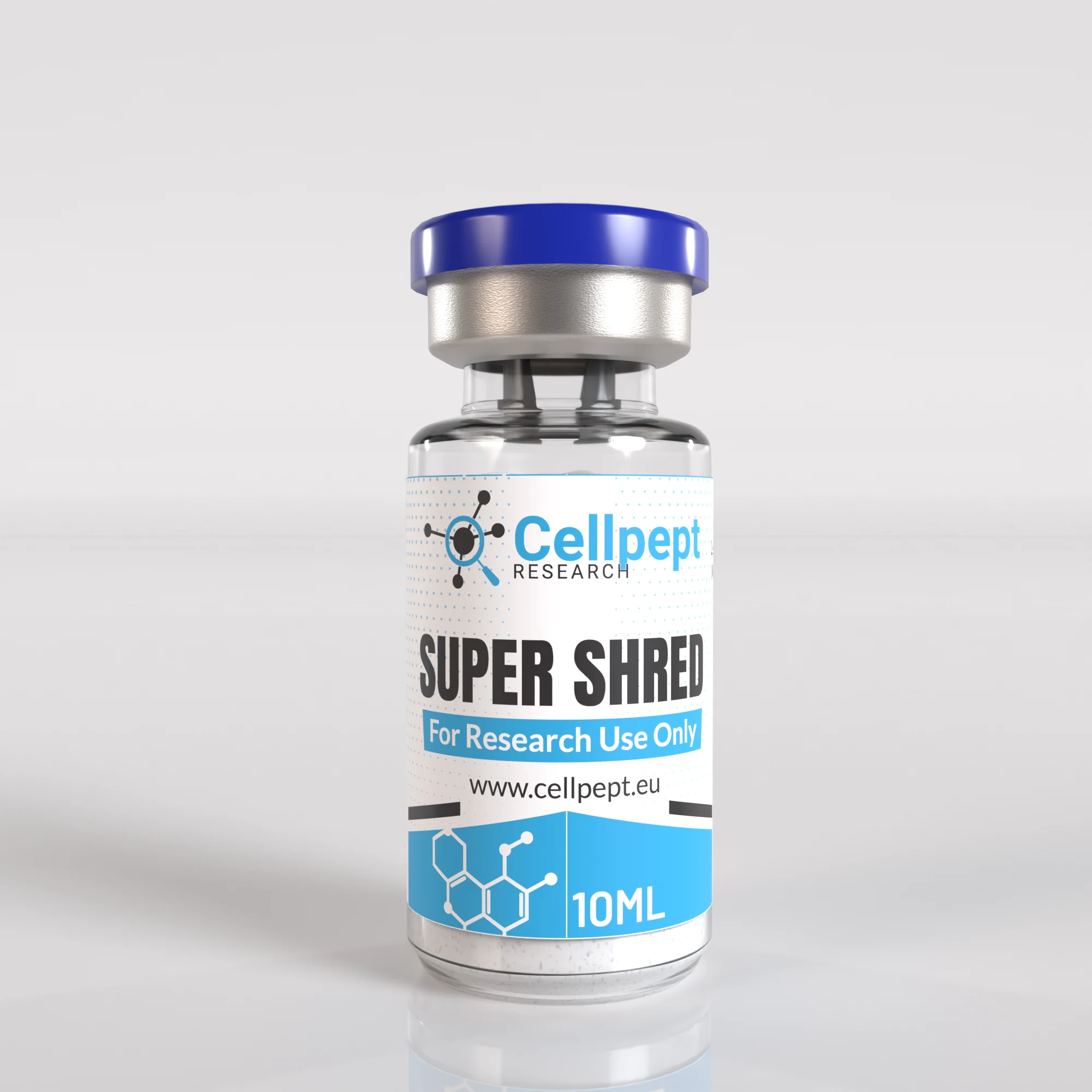 Super Shred (10ml vial) mockup Super Shred (10ml vial) mockup